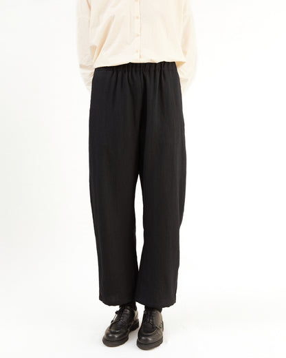 Apuntob Wool Trousers in Black