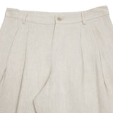 P1706/TS854 Apuntob Linen Trousers in Chalk 2