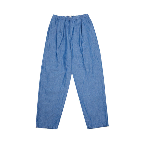 Soft cotton/linen blend trousers in a comfortable fit, with a gentle taper in the leg towards the hem. This style is cropped in length to graze the ankle. Featuring an elasticated waist, inseam pockets, and back patch pockets.   60% Cotton, 40% Linen.