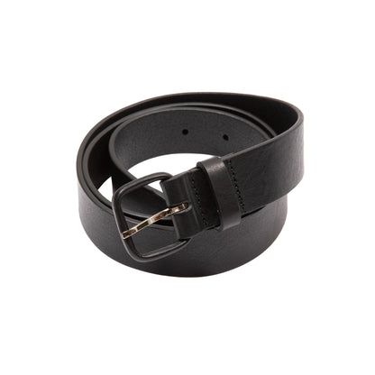 Arpenteur Logic Veg Tanned Leather Belt in Black