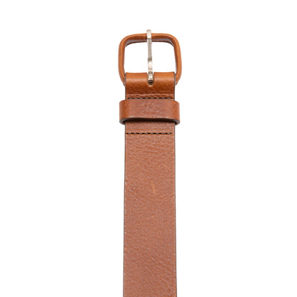 Arpenteur Logic Veg Tanned Leather Belt in Brown