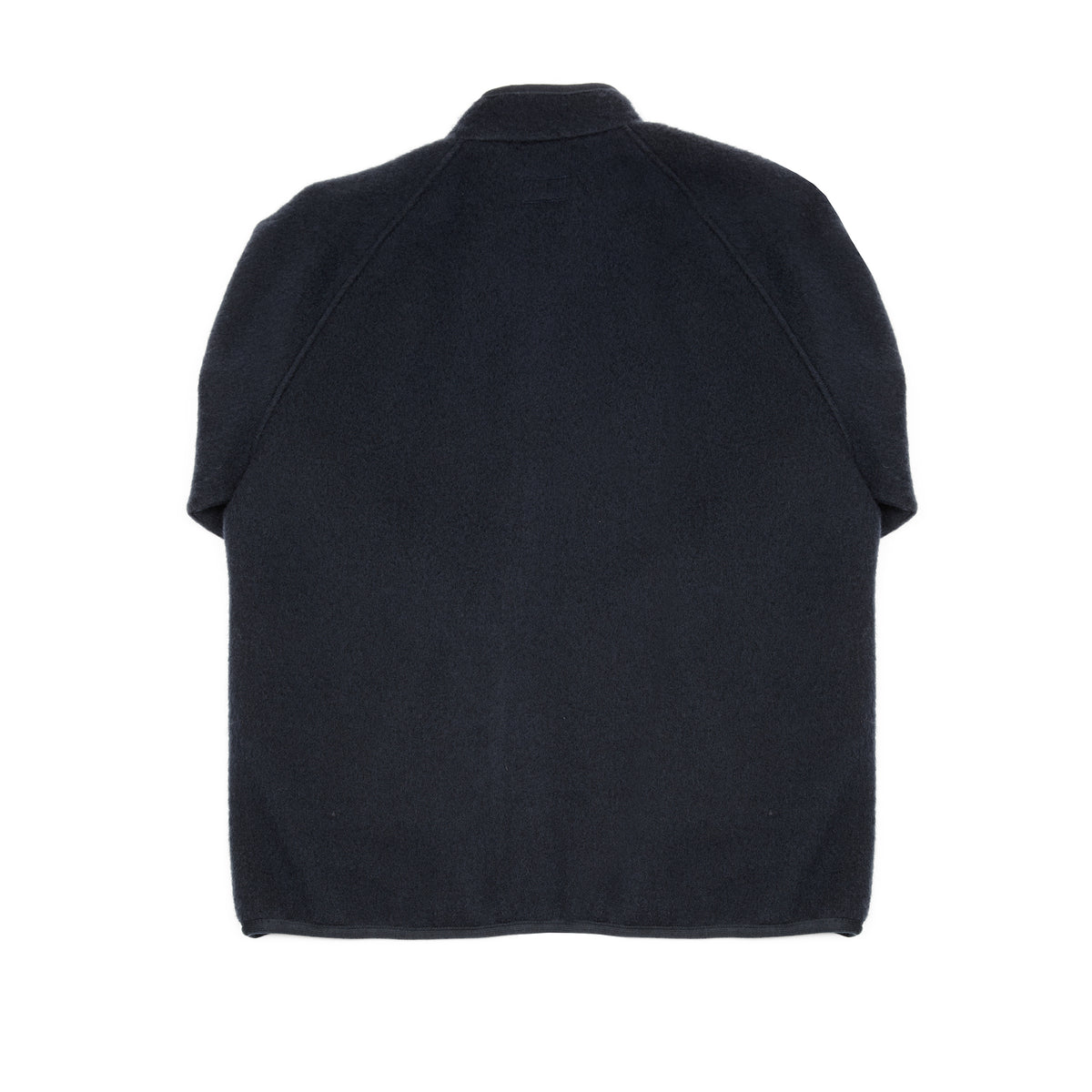 Arpenteur Contour Unlined Shaggy Wool Jacket in Midnight