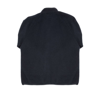 Arpenteur Contour Unlined Shaggy Wool Jacket in Midnight