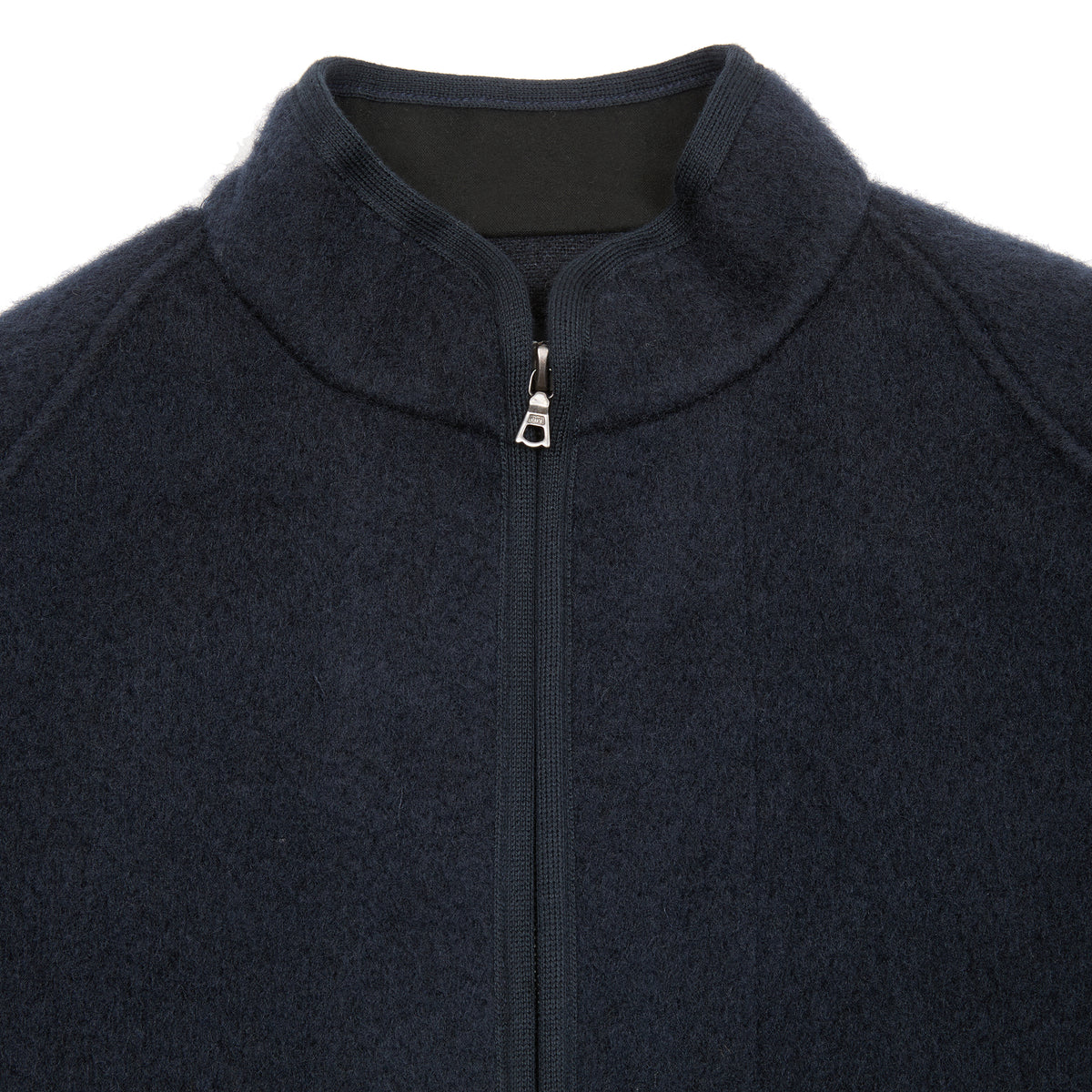 Arpenteur Contour Unlined Shaggy Wool Jacket in Midnight