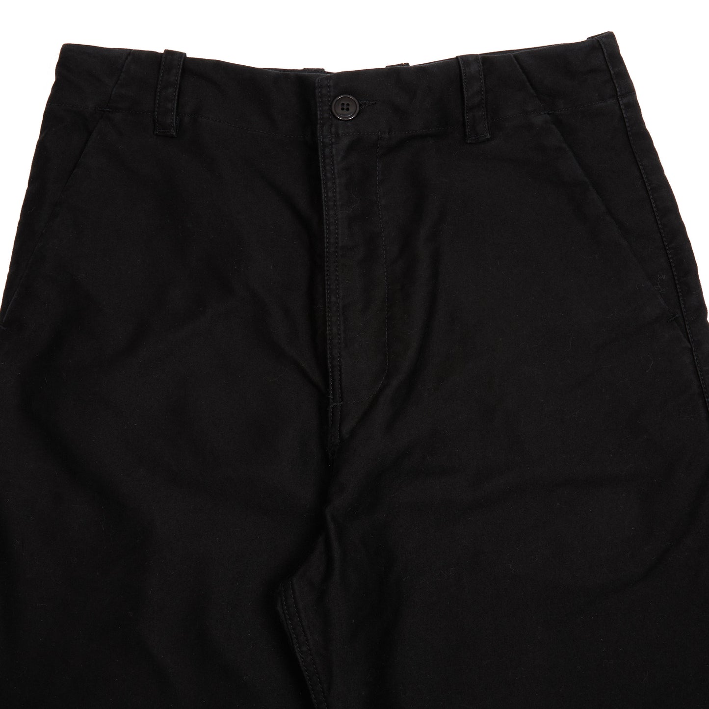 Arpenteur Lux P Cotton Moleskin Trousers in Black
