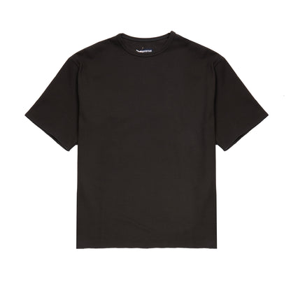 Arpenteur Pontus Cotton Mesh T-Shirt in Charcoal