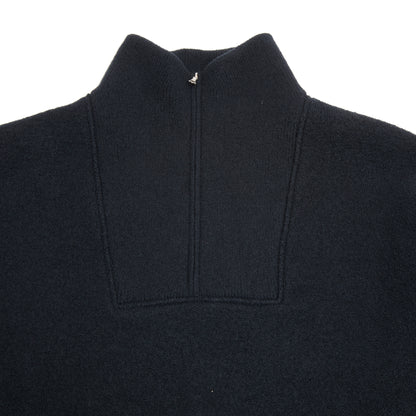 Arpenteur Cam Felted Wool Sweater in Midnight