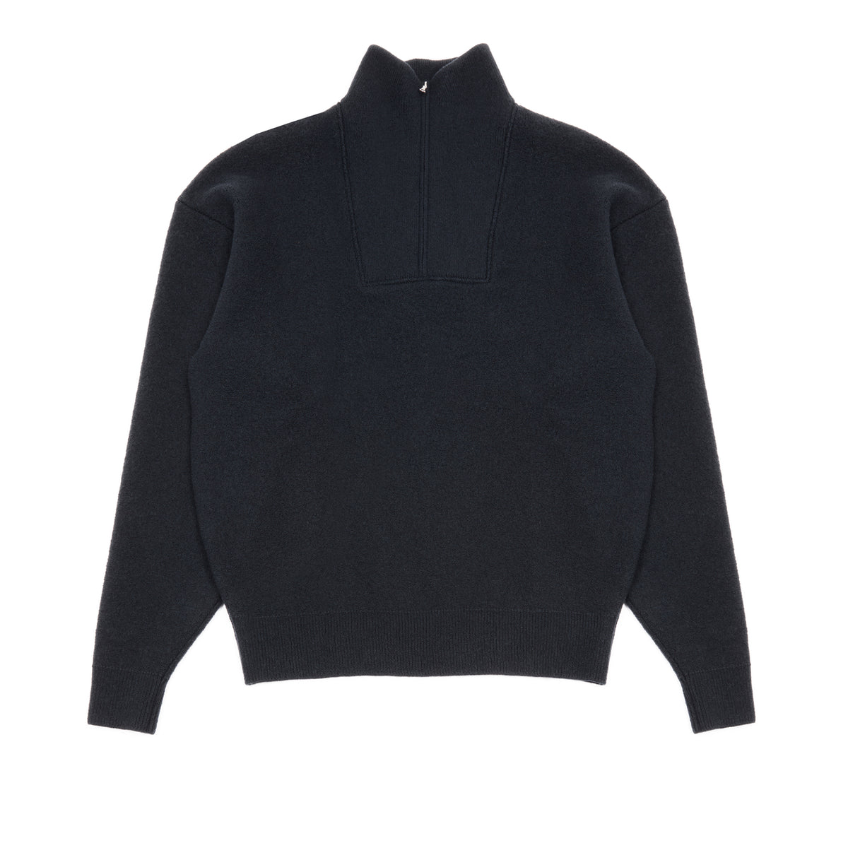 Arpenteur Cam Felted Wool Sweater in Midnight