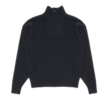 Arpenteur Cam Felted Wool Sweater in Midnight