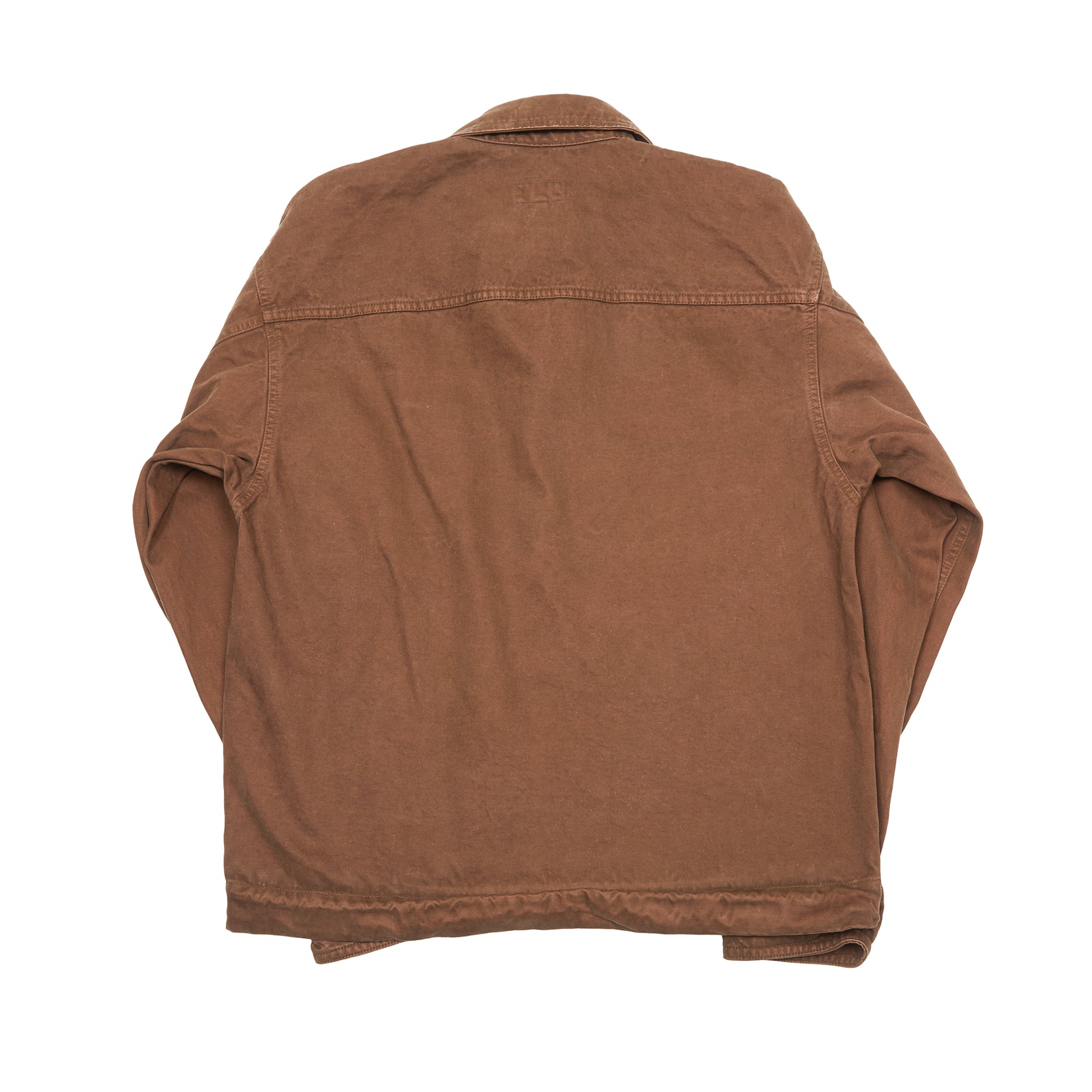 Arpenteur Lux J Unlined Garment Dyed Moleskin Jacket in Tobacco