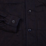 Arpenteur ADN Jacket Hand Dyed in Dark Woad Blue