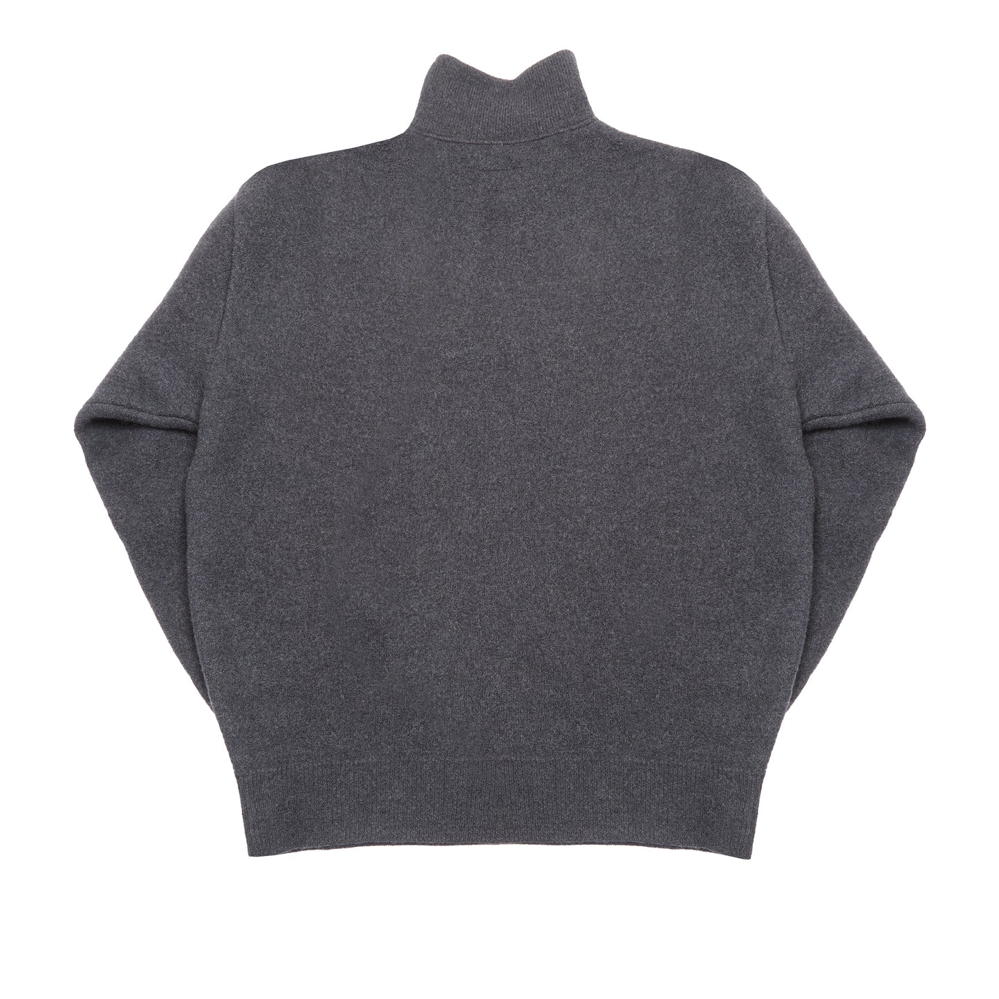 Arpenteur Cam Felted Wool Trucker Sweater in Charcoal