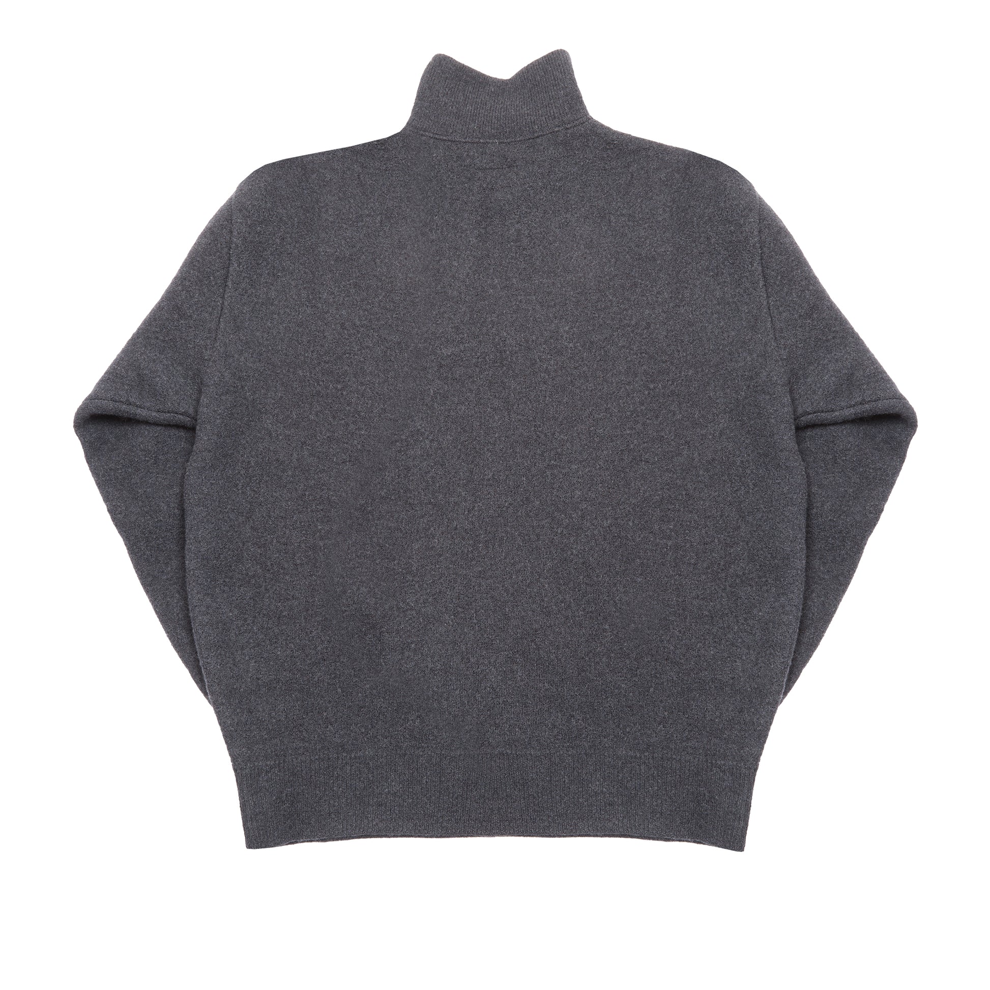 Arpenteur Cam Felted Wool Trucker Sweater in Charcoal