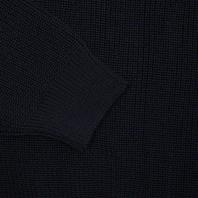 Arpenteur Plano Round Collar Sweater in Midnight