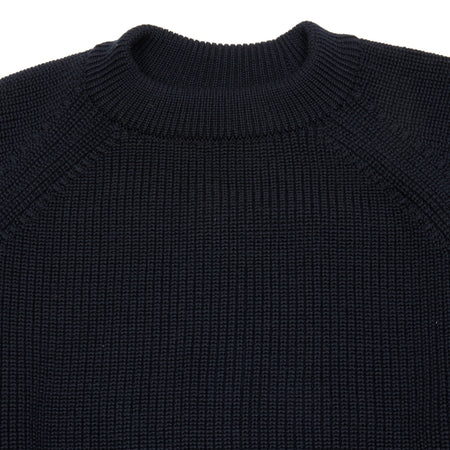 Arpenteur Plano Round Collar Sweater in Midnight