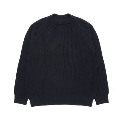 Arpenteur Plano Round Collar Sweater in Midnight