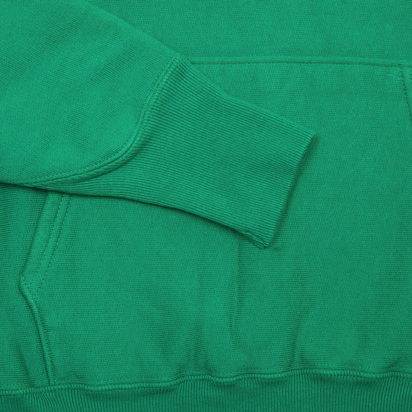 Aton Natural Dyed Urake Hoodie in Green
