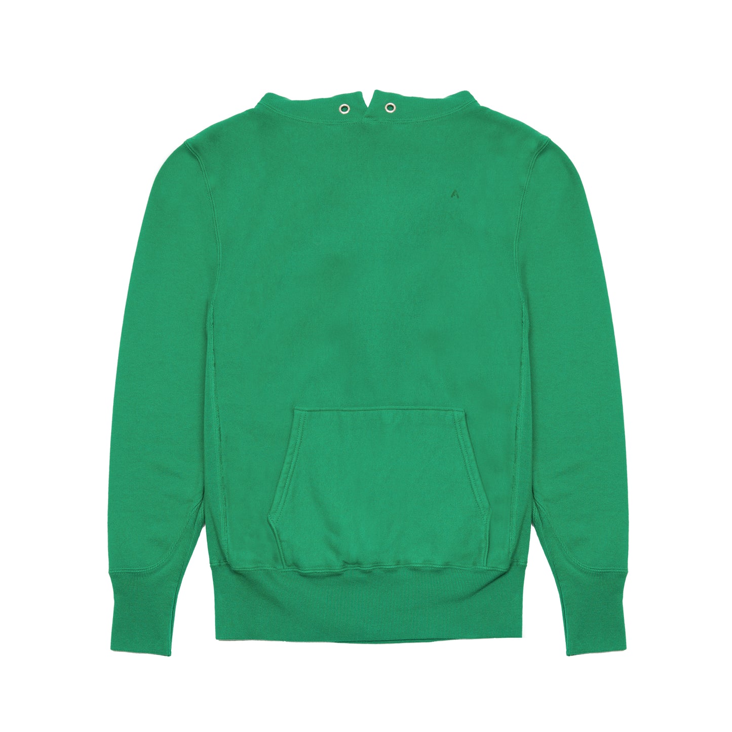 Aton Natural Dyed Urake Hoodie in Green