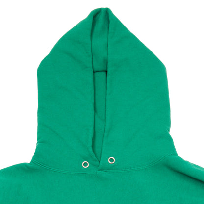 Aton Natural Dyed Urake Hoodie in Green
