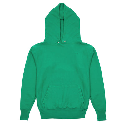 Aton Natural Dyed Urake Hoodie in Green