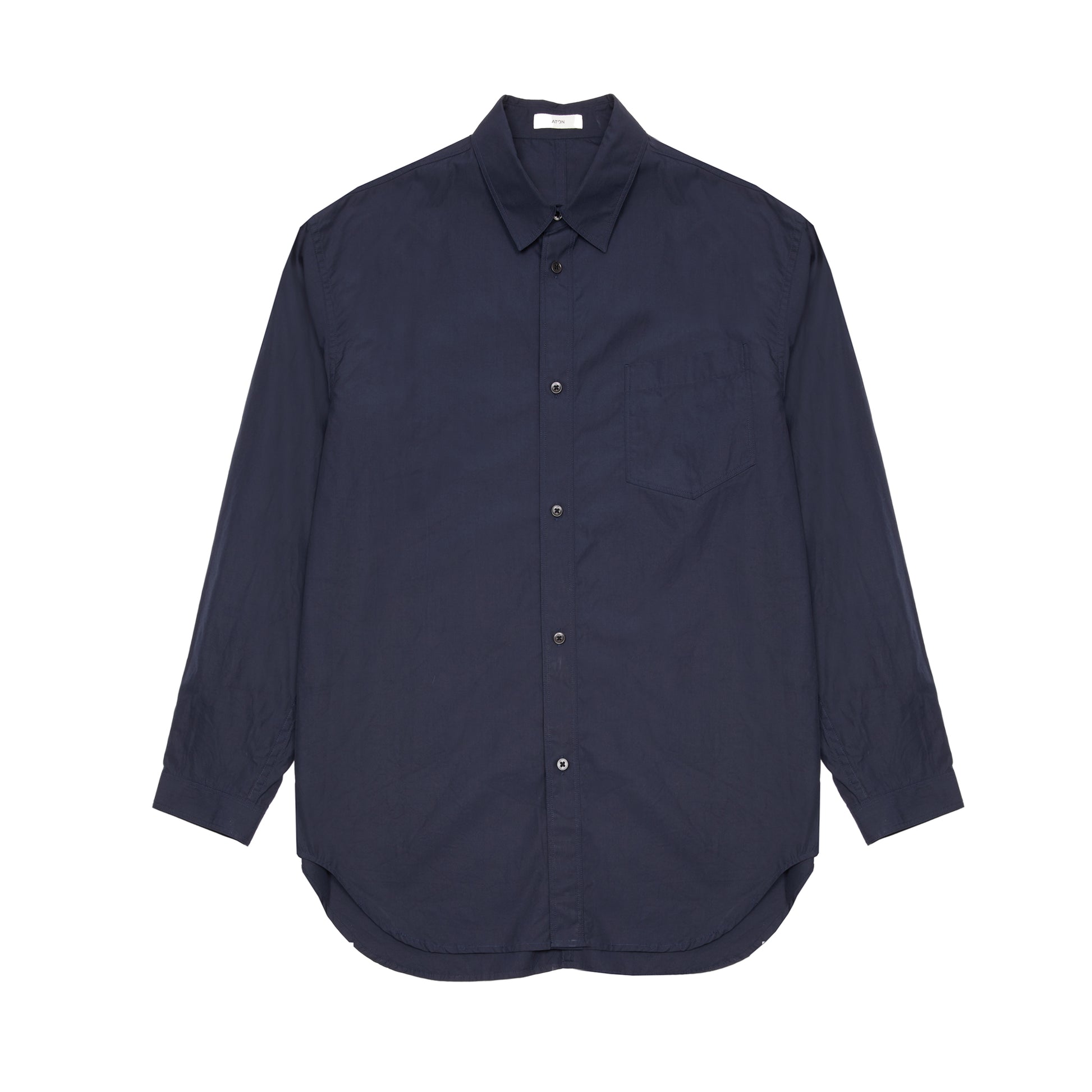 Aton Men's Suvin Broad Cotton Washed Shirt