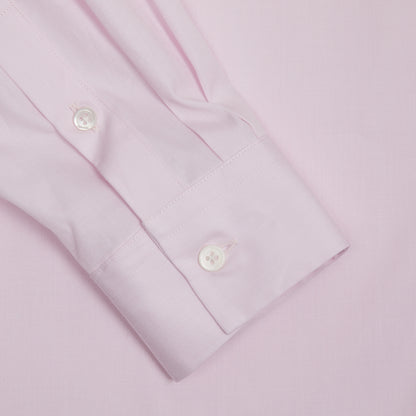 Aton Unisex Giza Cotton Broad Standard Shirt in Pink