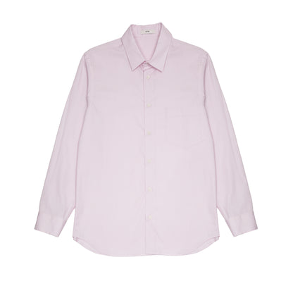 Aton Unisex Giza Cotton Broad Standard Shirt in Pink