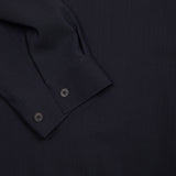 Aton Wool CPO Jacket in Dark Navy 3 