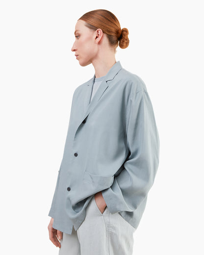 Aton Women's Silk Suede Shirt Jacket