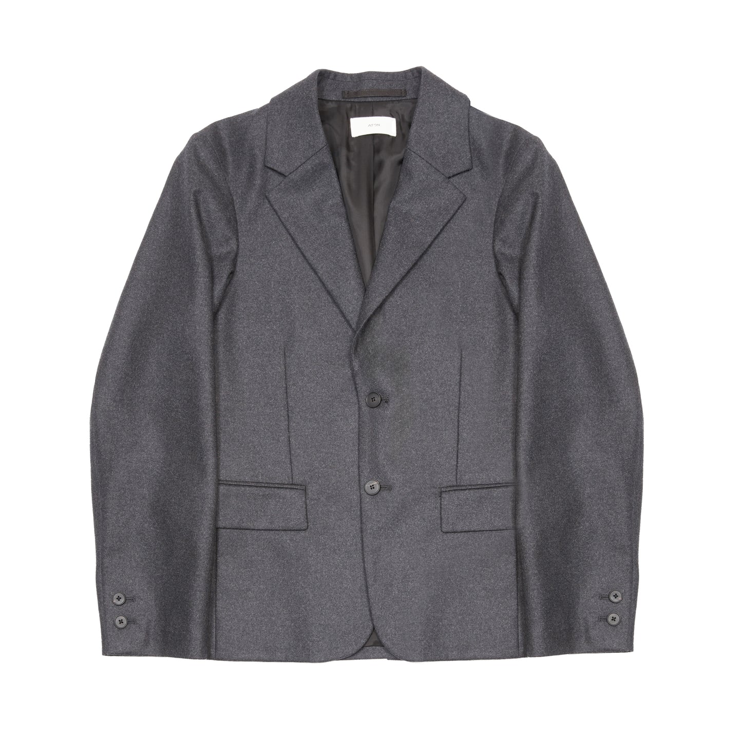 Aton Merino College Jacket in Charcoal