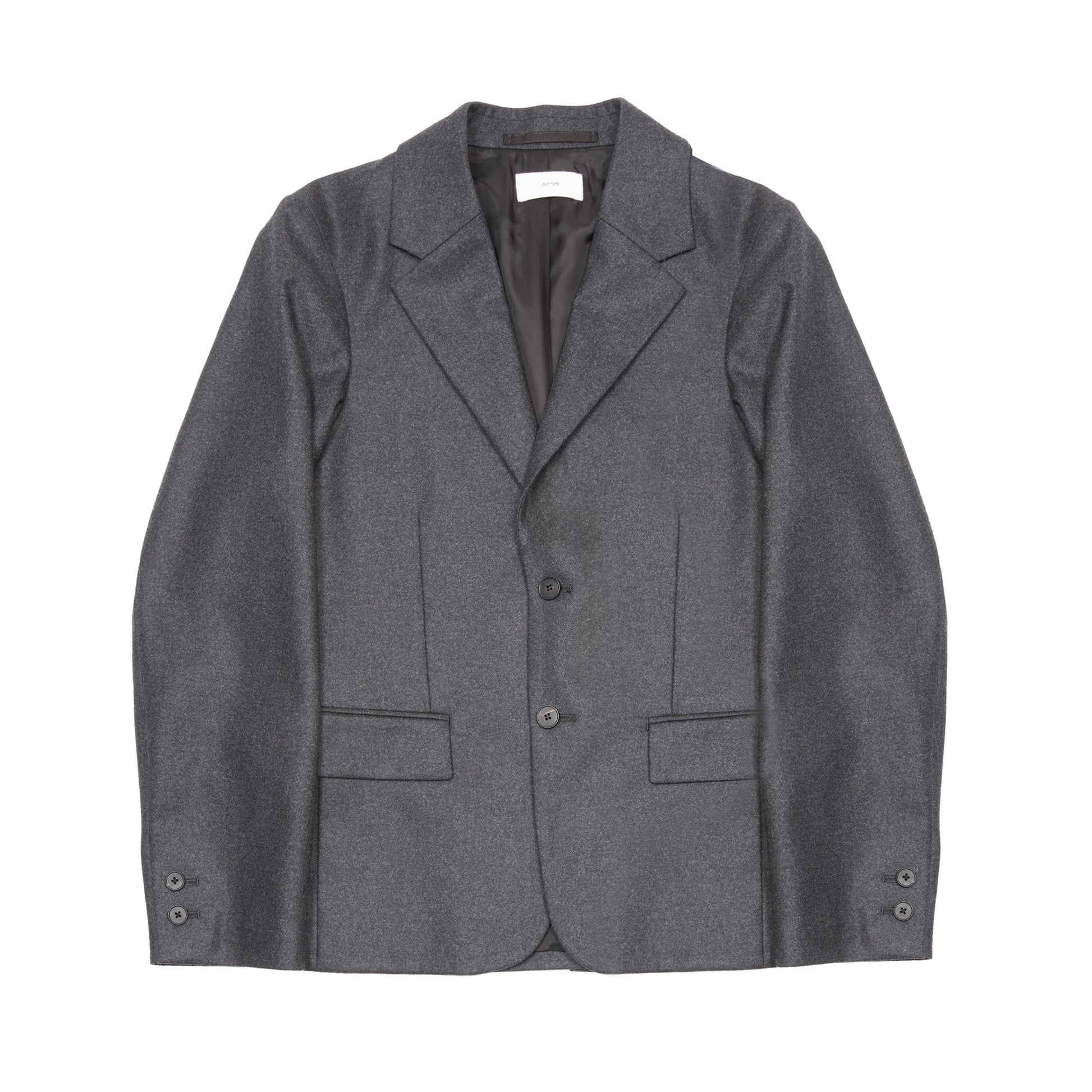 Aton Merino College Jacket in Charcoal