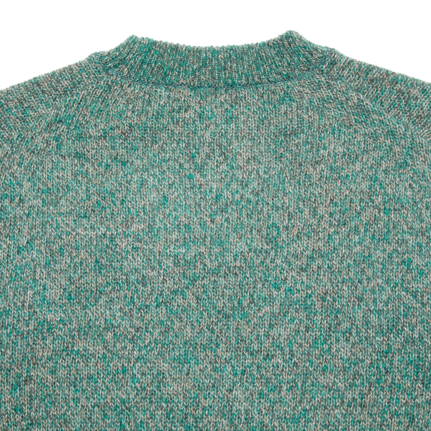 Aton Men's Alpaca/Mohair Jumper in Green