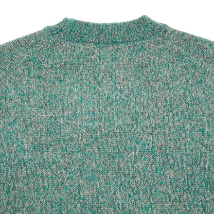 Aton Men's Alpaca/Mohair Jumper in Green