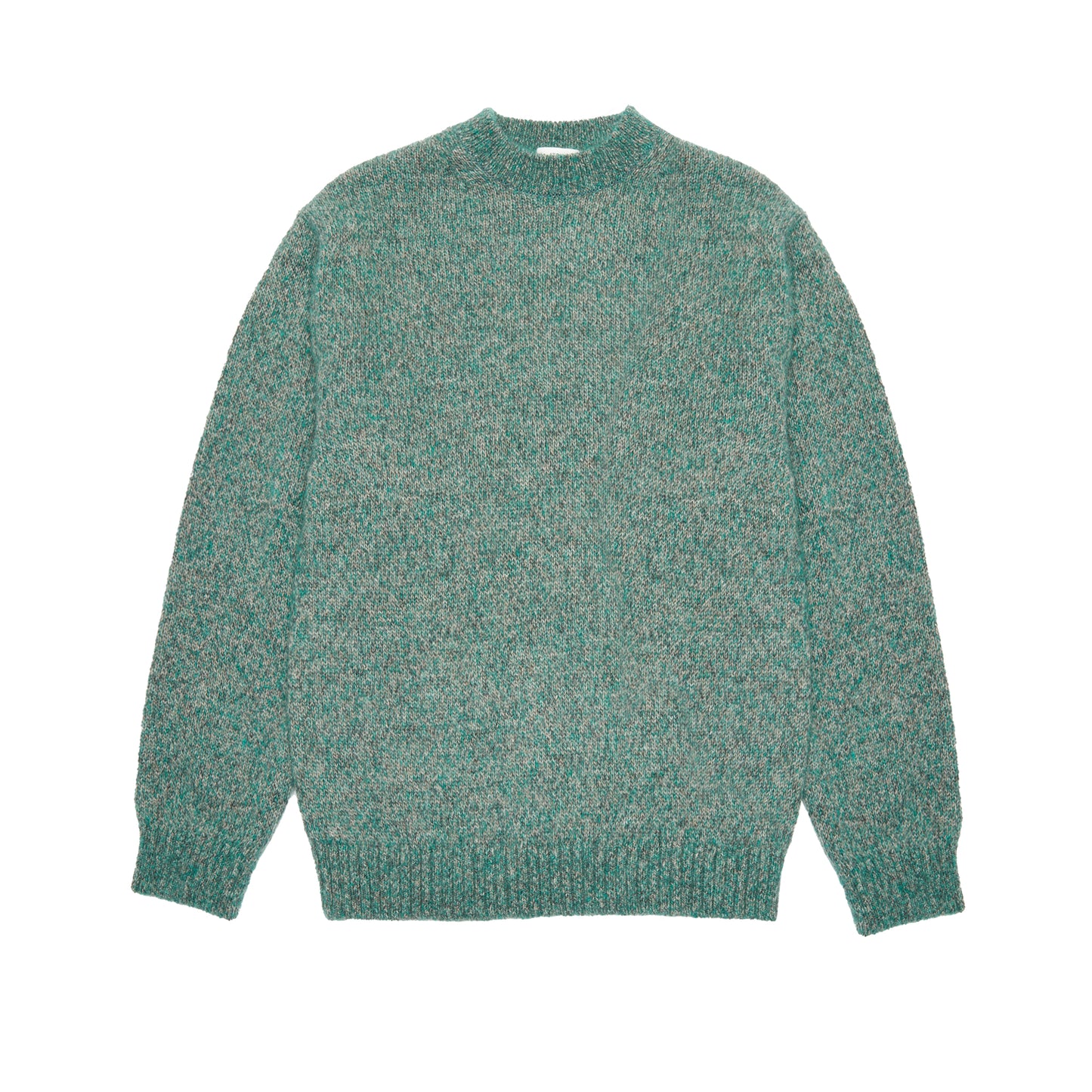 Aton Men's Alpaca/Mohair Jumper in Green
