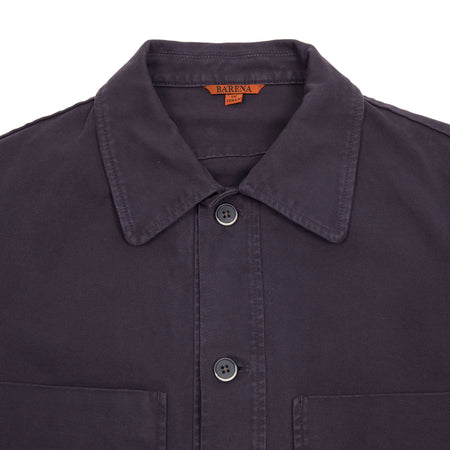 Barena Overshirt Captain Mante in Mirto