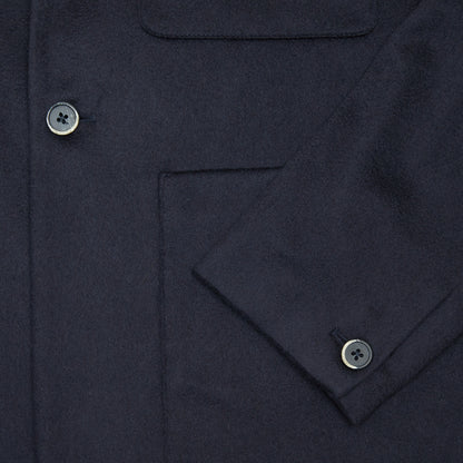 Barena Refada Cashmere Overshirt in Navy