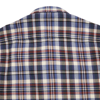 Barena Faziol Shirt in Navy Plaid