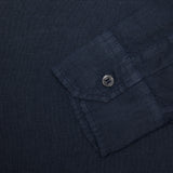 Barena Surian Linen Shirt in Navy 2