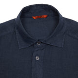 Barena Surian Linen Shirt in Navy 3