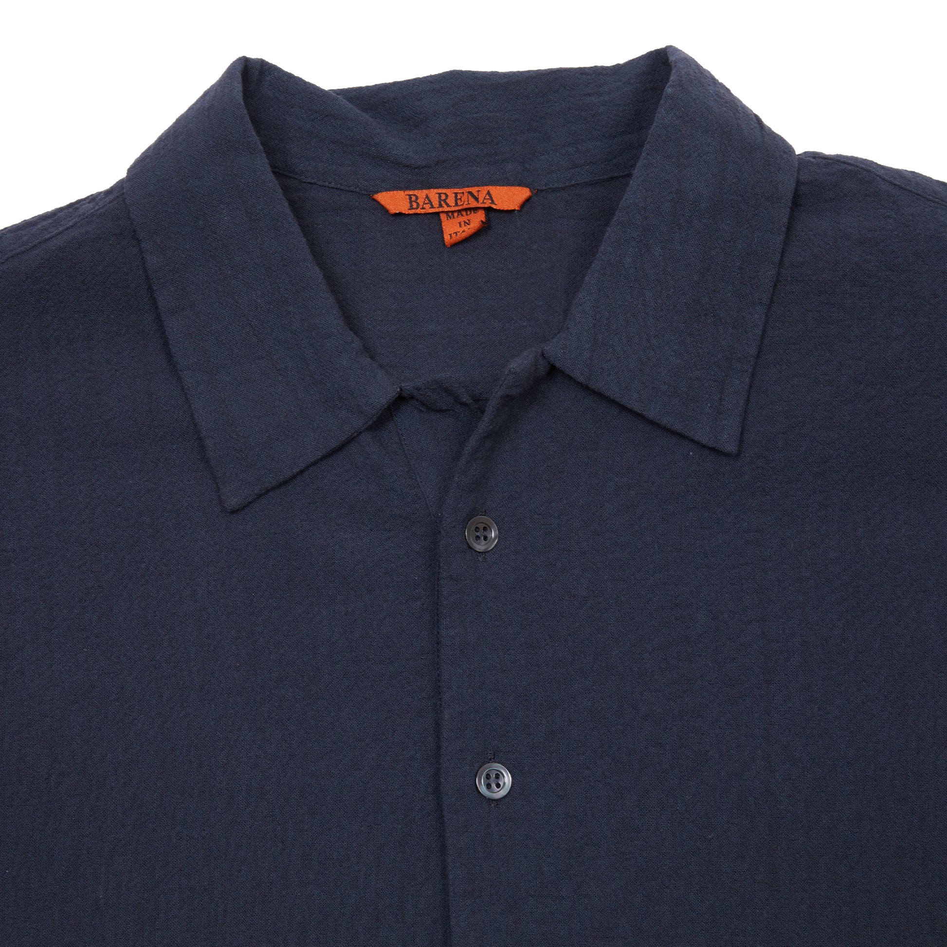 Barena Mola Cotton Shirt in Navy