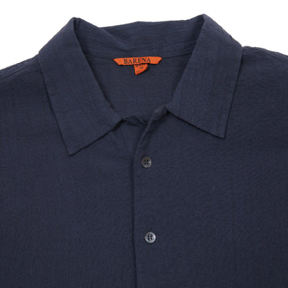 Barena Mola Cotton Shirt in Navy