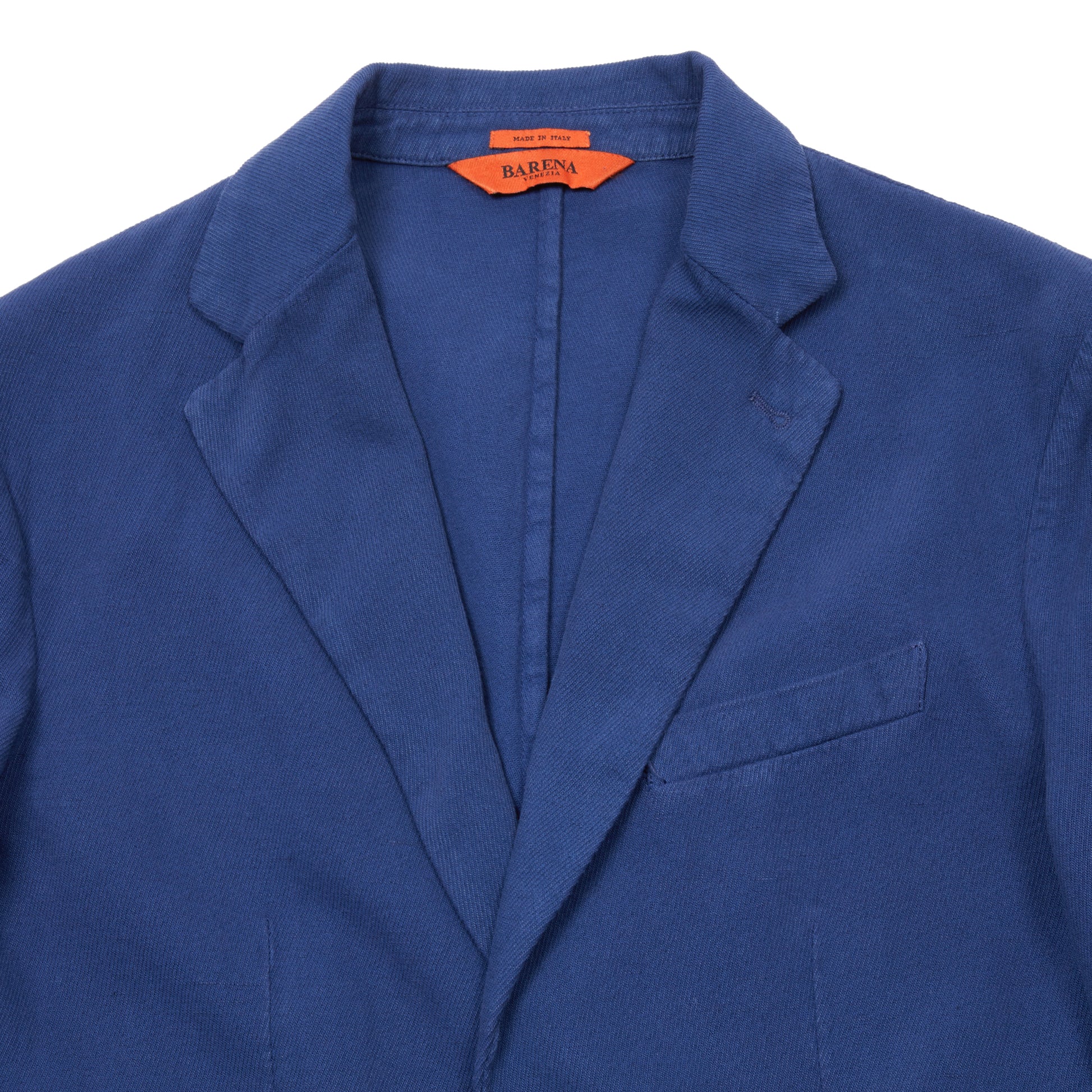 Barena Borgo Furian Cotton/Linen Jacket in Blue