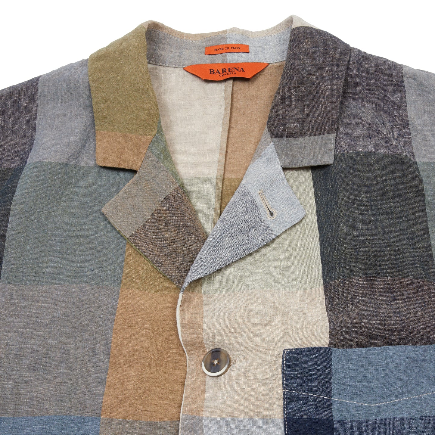 Barena Mola Cotton Shirt in Navy