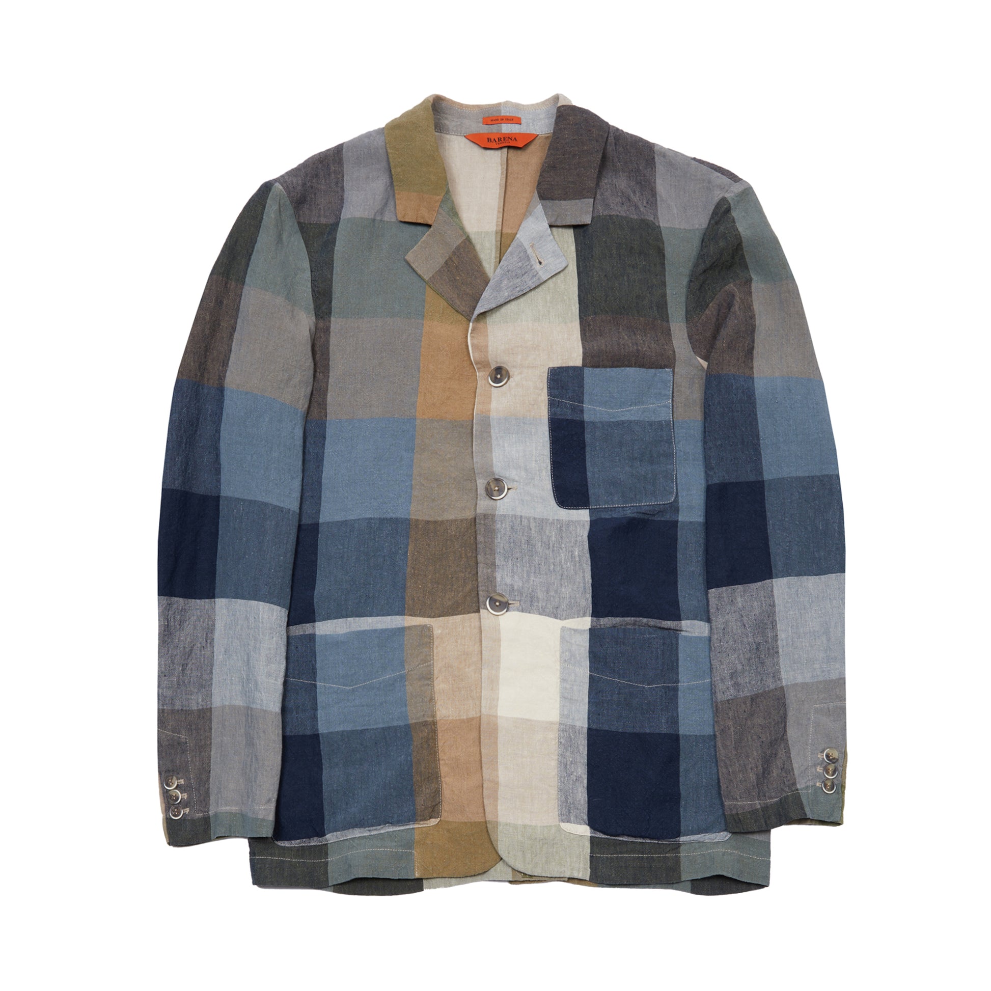 Barena Mola Cotton Shirt in Navy