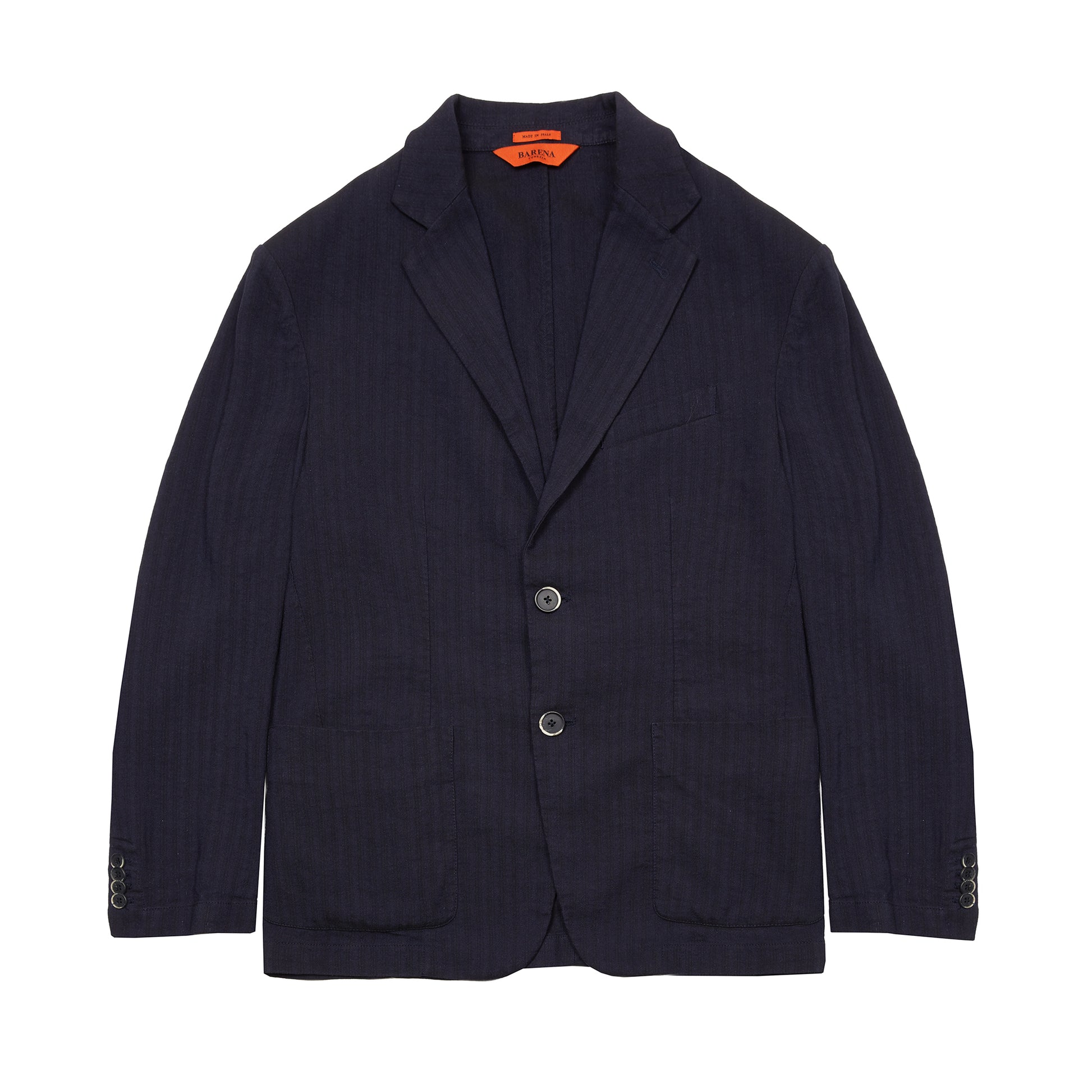 Barena Borgo Lisca Linen Jacket in Navy