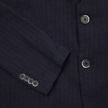 Barena Borgo Lisca Linen Jacket in Navy