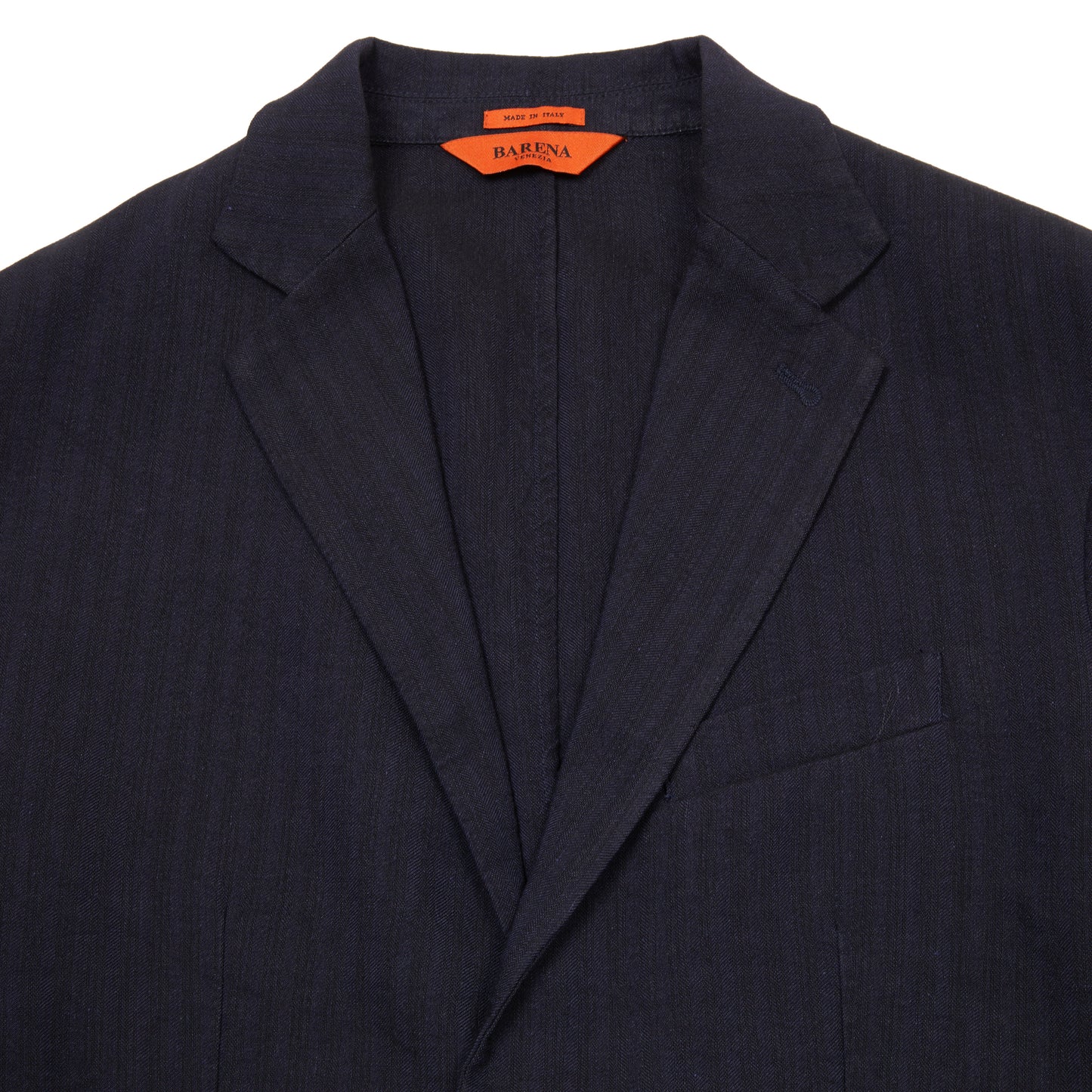 Barena Borgo Lisca Linen Jacket in Navy