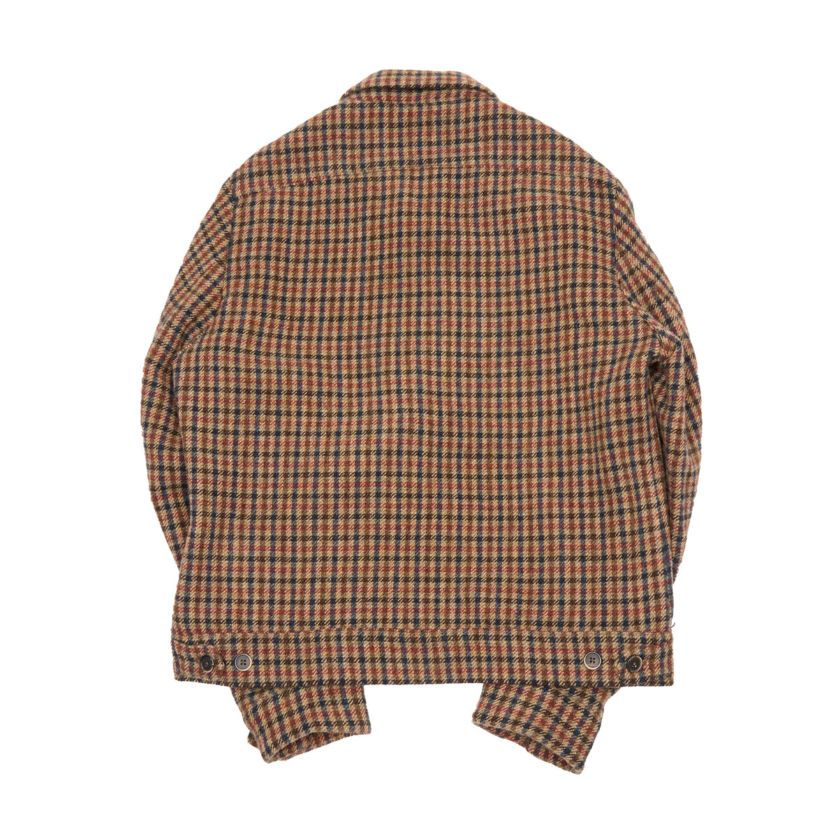 Barena Tablò Overshirt in Red-Brown Gun Check