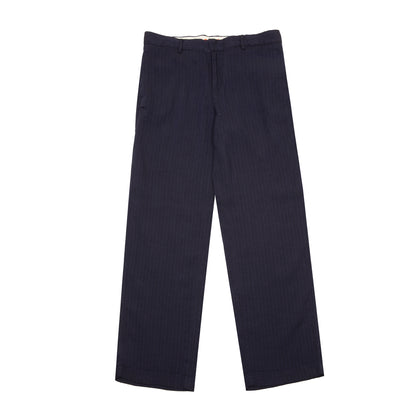 Barena Delfo Linen Trousers in Navy