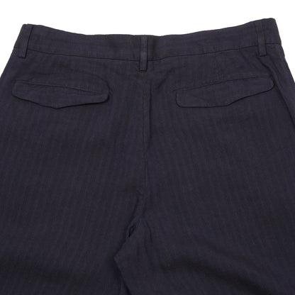Barena Delfo Linen Trousers in Navy